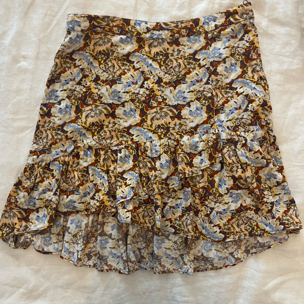 Free People Ruffle Mini Skirt